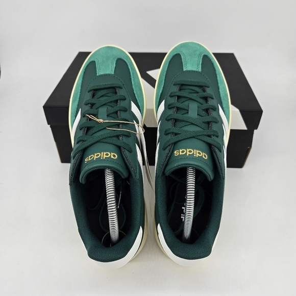 New adidas Barreda Lifestyle Collegiate Green Core White Men's Shoes Size 10 - Picture 5 of 8